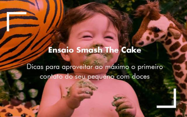 Prepare seu bebê para o ensaio de Smash The Cake