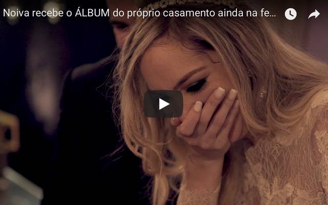 VIDEO OFICIAL: Noiva recebe álbum ainda na festa!