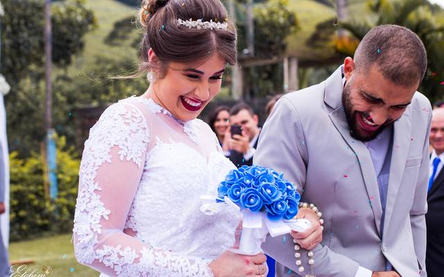 Casando ao ar livre!