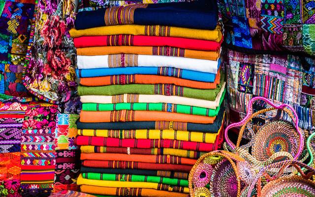 Explosão de cores nos artesanatos da Guatemala