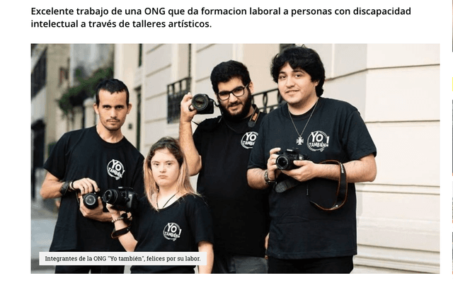 La fotografía como modo de inclusión