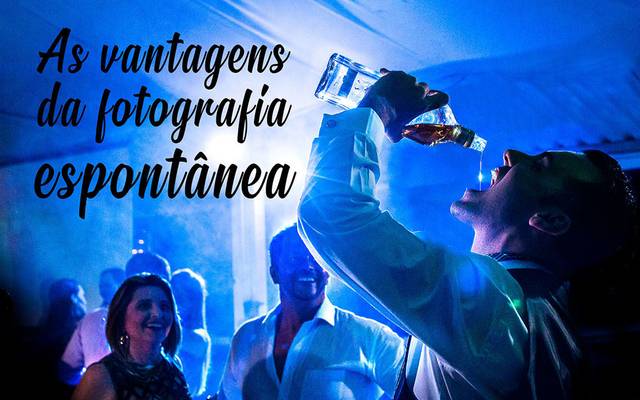 As vantagens de fazer fotos espontâneas no seu casamento