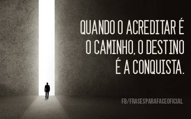 Não desanime continue tentando.