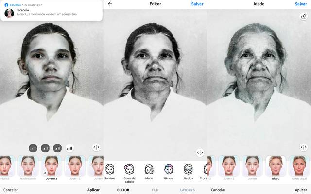 A precisão do Faceapp