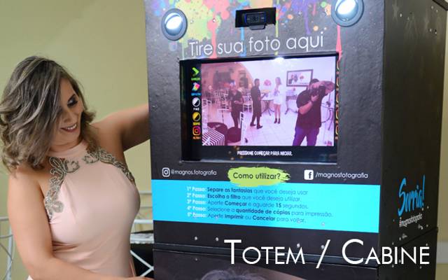 Totem Fotográfico da Magno's
