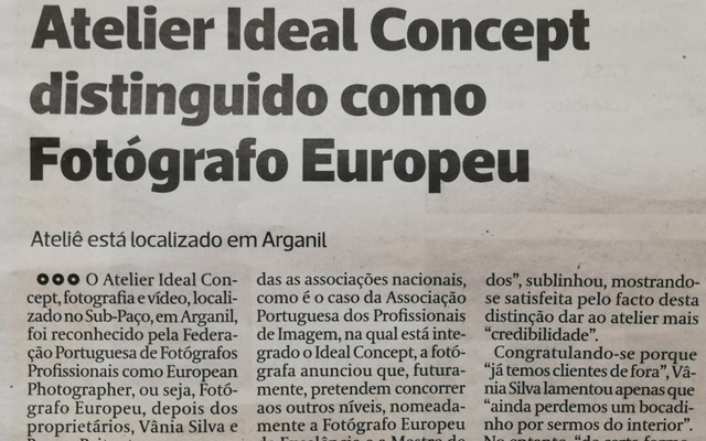 Notícia no Diário as Beiras