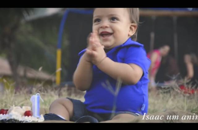 Vídeos Curtos de Teaser Isaac 1 aninho