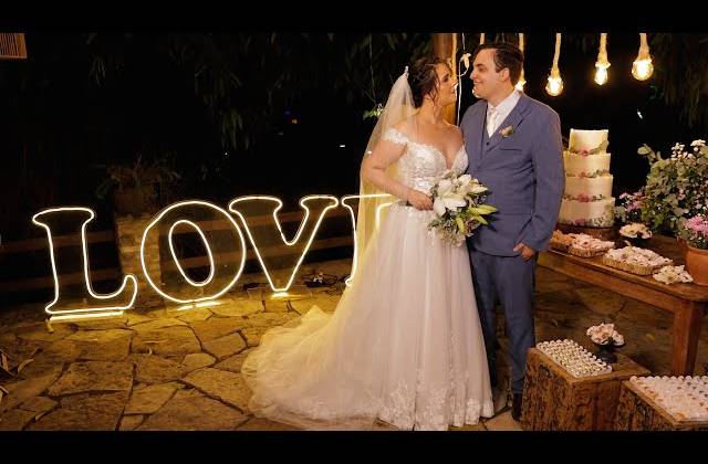 Vídeos Longos de Shorting Wedding Carolina e Thiago
