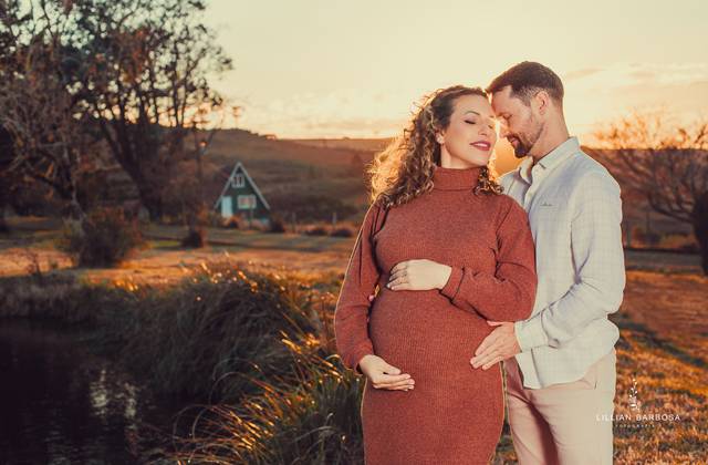 Gestante de Gilvania e Fábio - A espera de Mathias 