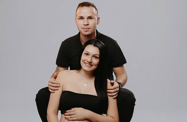 Gestante de  Caroline e Alexandre - A espera de Maria Luiza