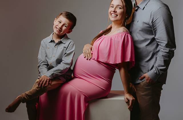 Gestante de  Angélica, Guilherme e Pedro - A espera de Maria Aurora