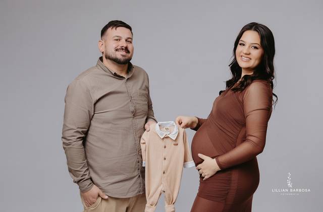 Gestante de  Milena e Mauricio - A espera de João Augusto