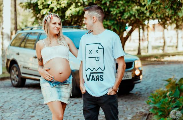 Gestante de Laís e Junior à espera de Luís Marcos