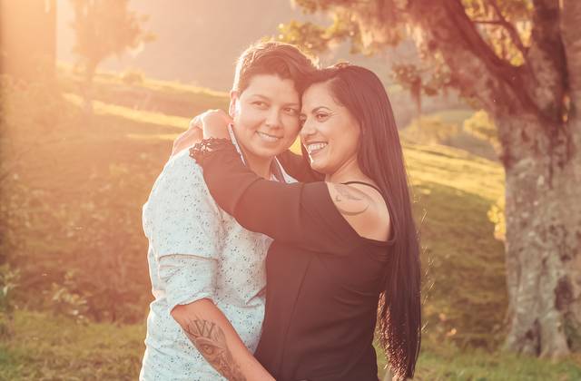 Casal de Daiane e Simone