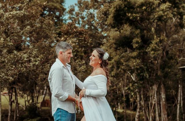 Gestante de Rosi e Valter à espera de Davi