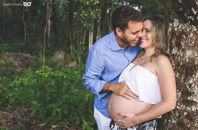 Ensaio Gestante de Iuri + Mina = Lucca + Laura + Liz