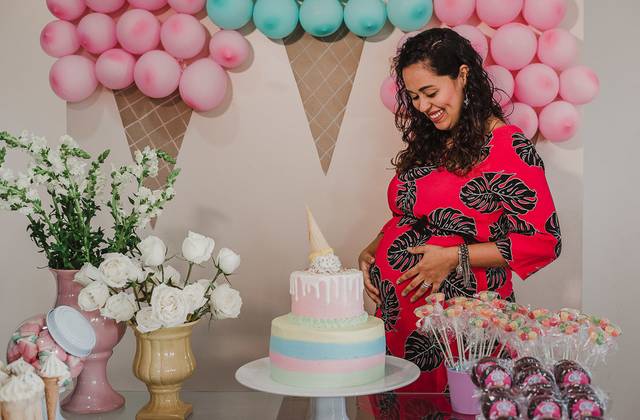 Chá de Fraldas de Chá de Fralda da Laura