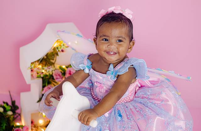 Ensaio Clean Infantil de Maythê Fez 1 aninho