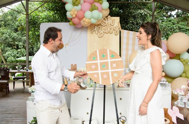 Eventos sociais de Chá de fralda revelação da Thais e Kadson