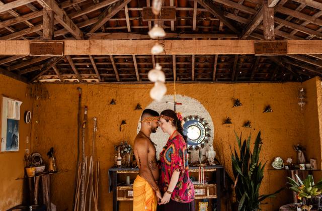 Mini Wedding de Beatriz e Matheus - Casamento xamã