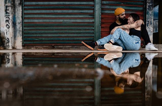 Pre-wedding  de Rafa e Fish | Ensaio casal