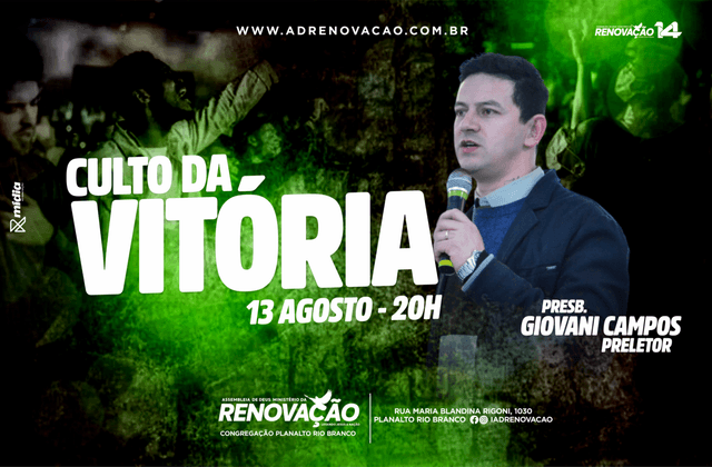 CULTO de QUARTA DA VITÓRIA