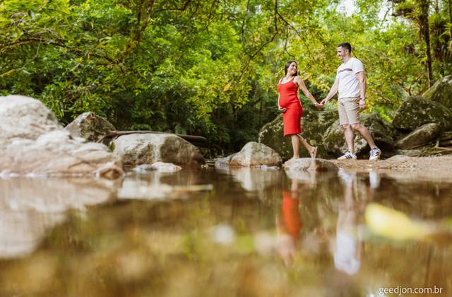 Gestante de Ensaio Gestante Gabriela e André 