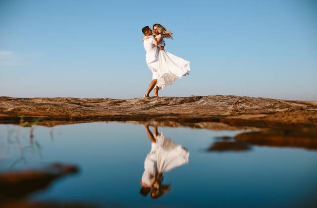 Ensaios de Evelyn e Gilberto