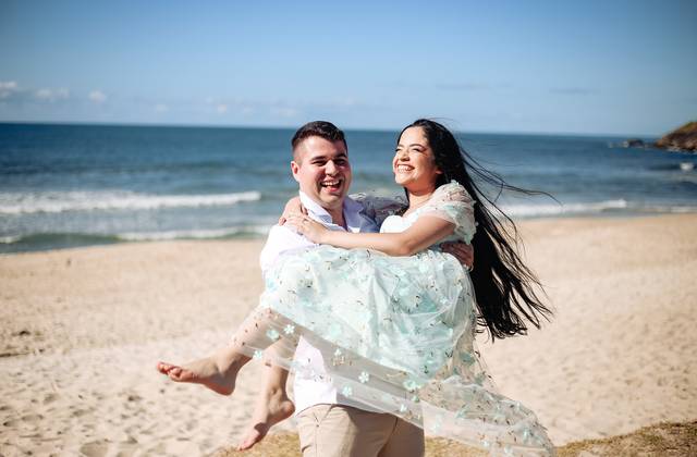 Ensaio Pré Wedding de Ensaio Pré Wedding na Praia da Juréia de Talita e Pedro