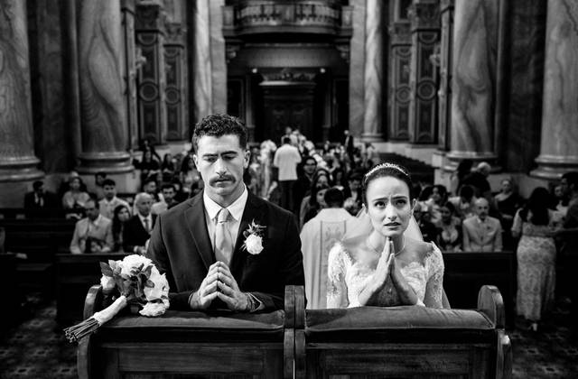 Casamentos de O Amor de Gabriela e Michael: Um Casamento Inesquecível na Basílica Imaculado Coração de Maria e Espaço Quintal!