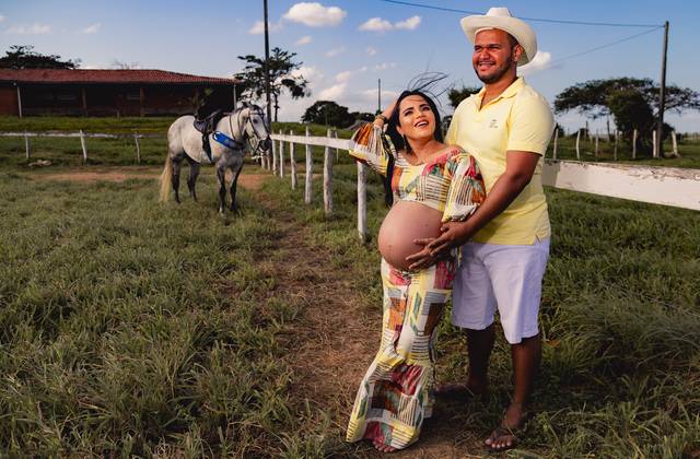 Gestante de Esperando Davi