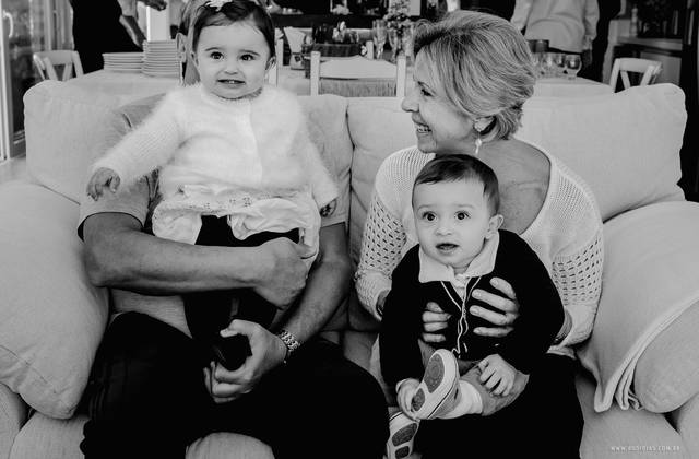 Familia de Comemoração Batizado | Lorenzo e Valentina