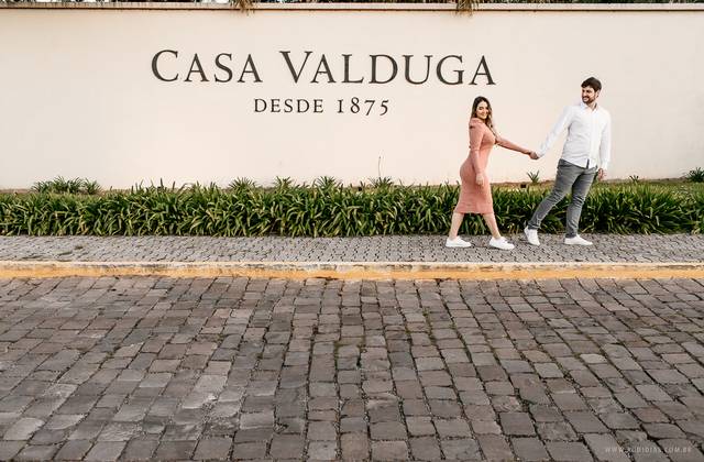 Pré Casamento de Ensaio Pré Casamento na Vinícola Casa Valduga | Gabriella & Gean