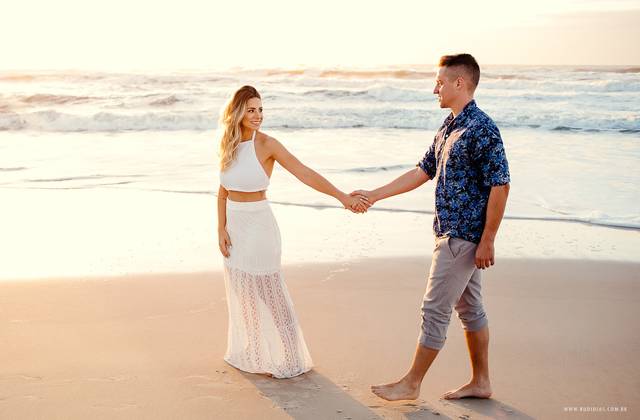 Pré Casamento de Ensaio Pré Casamento na Praia da Ferrugem |  Jéssica & Pedro
