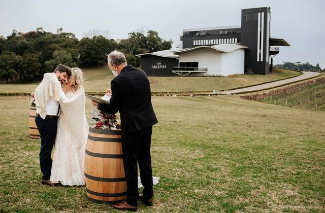 Elopement Wedding de Elopement Wedding na Vinícola Luiz Argenta | Bruna & Beto
