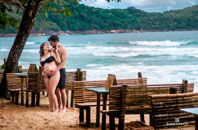 Ensaio de Gestante de Ensaio de Gestante na Praia do Sono em Paraty | RJ