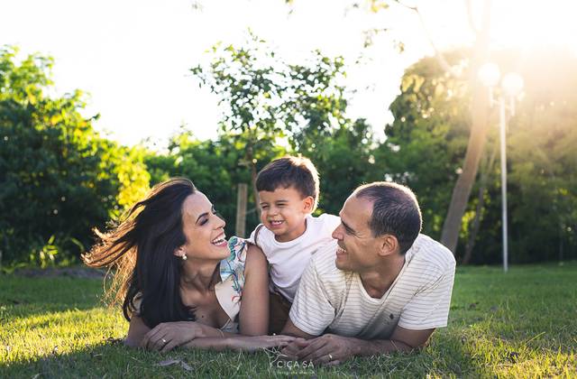 Família de Luciana, Guilherme e Felipe