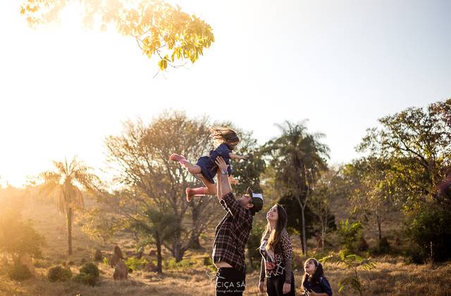 Família de Retratos de Família | Thays, Ricardo, Maria Luiza e Laura