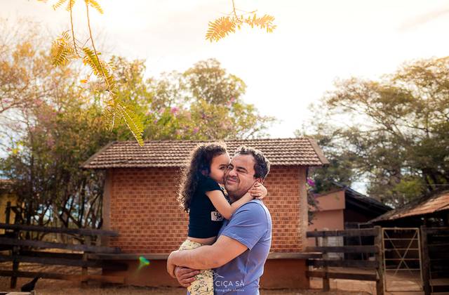 Família de Maria Luiza e o Papai