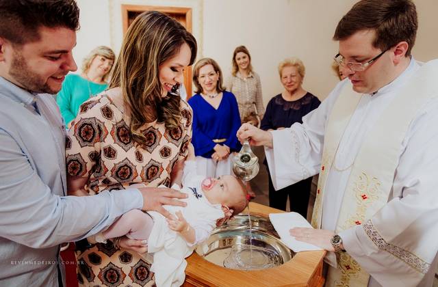 Eventos de Família de Batizado da Júlia