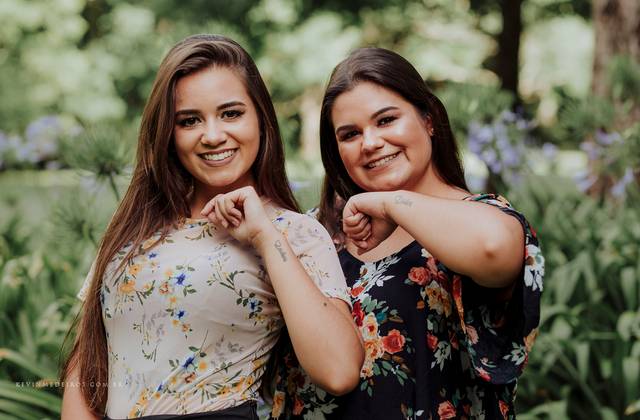 Ensaio Feminino de Isabela e Gabriela D'Ávila
