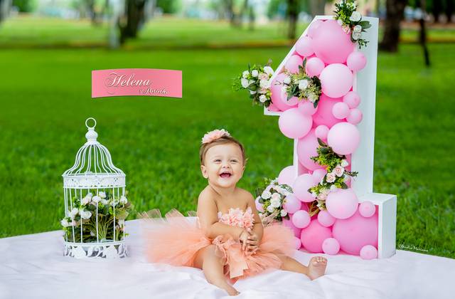 Ensaio Família  de Smash the Cake Helena 1 Ano