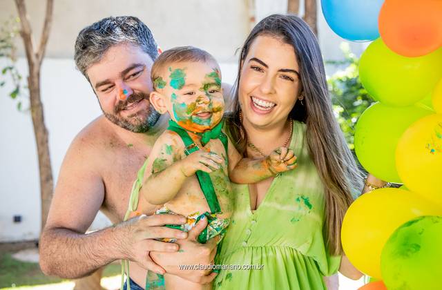 Ensaio Família  de Smash the Cake Estevão
