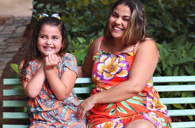 Ensaio de família de Elaine e Amanda