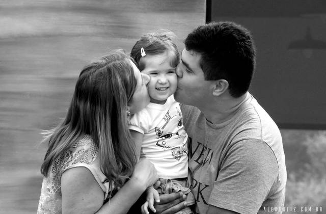 Família de Maria Eduarda 3 anos