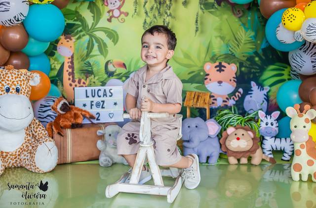 Ensaio Pré Aniversário de Pré Aniversário, Lucas 2 Anos