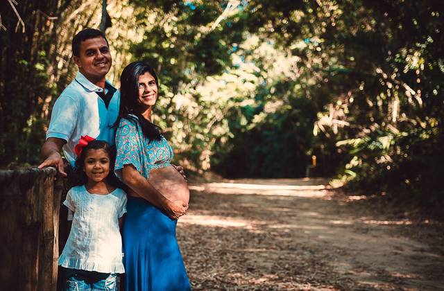 Gestante de Paula + Cléber = Júlia + João Cléber