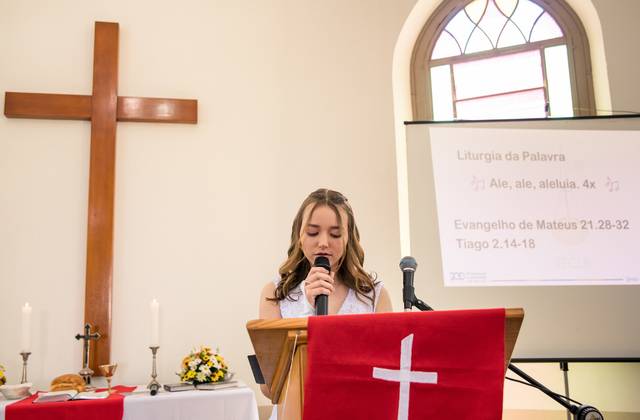 Primeira Comunhão / Confirmação de Fé de Confirmação da Fernanda