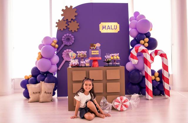 Aniversário de Festa de Aniversário de 7 anos da Malu