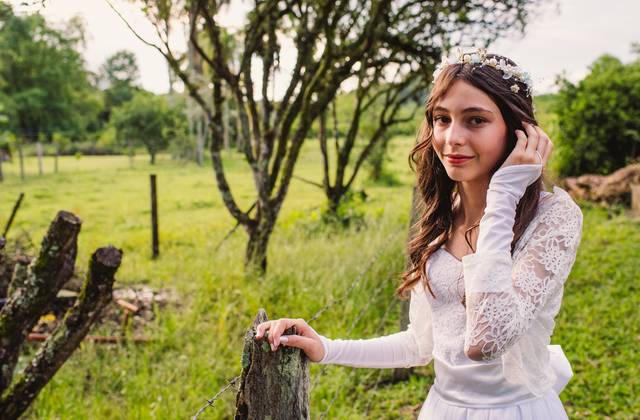 Primeira Comunhão / Confirmação de Fé de Festa de Confirmação da Taís